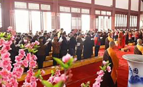 骨灰陈列架 三祇修福慧，不离初发心