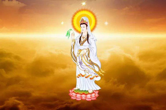 骨灰盒寄存架 观世音菩萨能救“火难”和“水难”