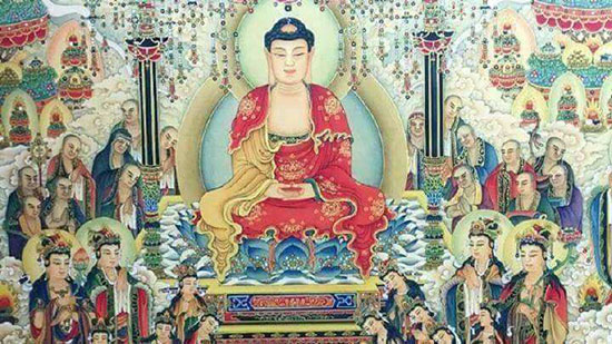 骨灰存放橱 大悲传普化真成报佛恩